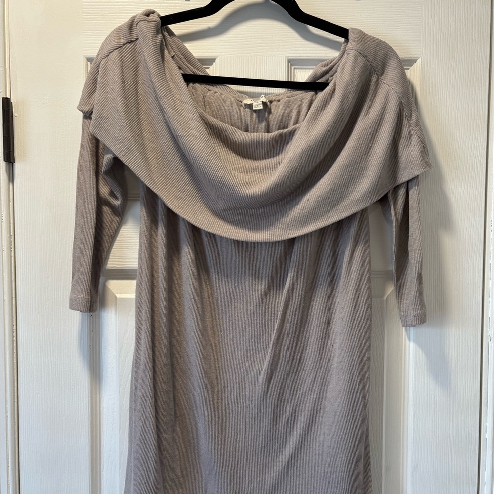 Umgee Off- Shoulder Sweater Tunic